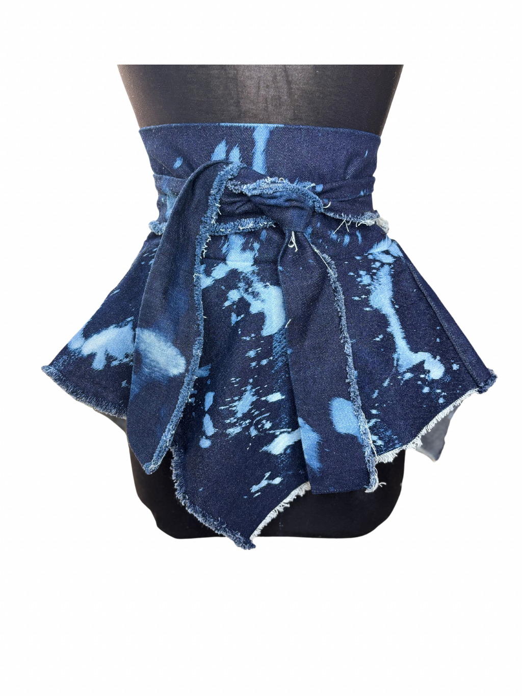 Kim Denim Peplum Belt