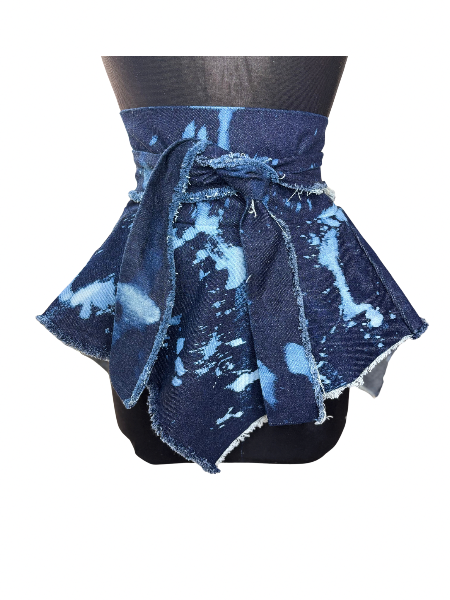 Kim Denim Peplum Belt