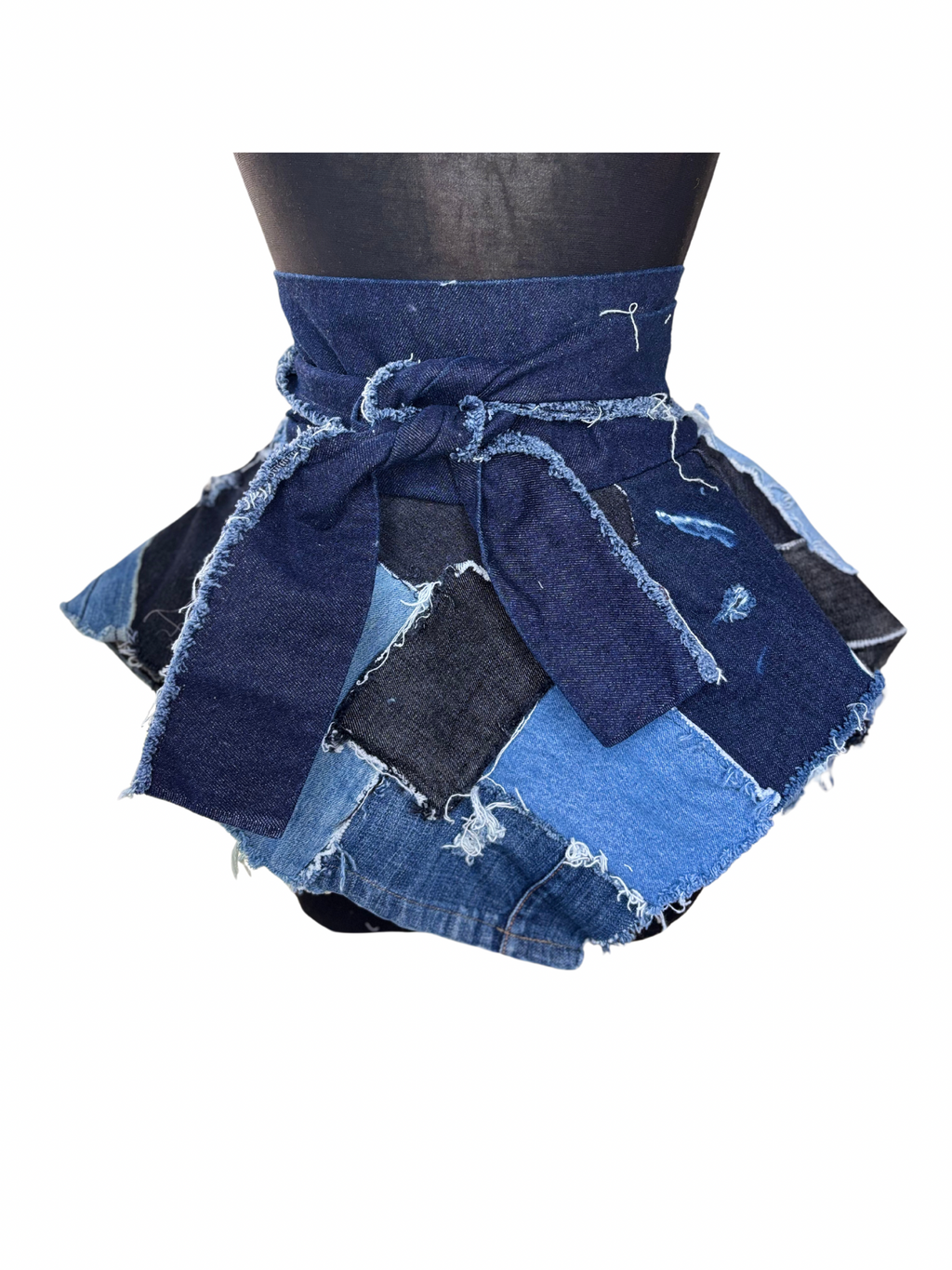 Kim Denim Peplum Belt