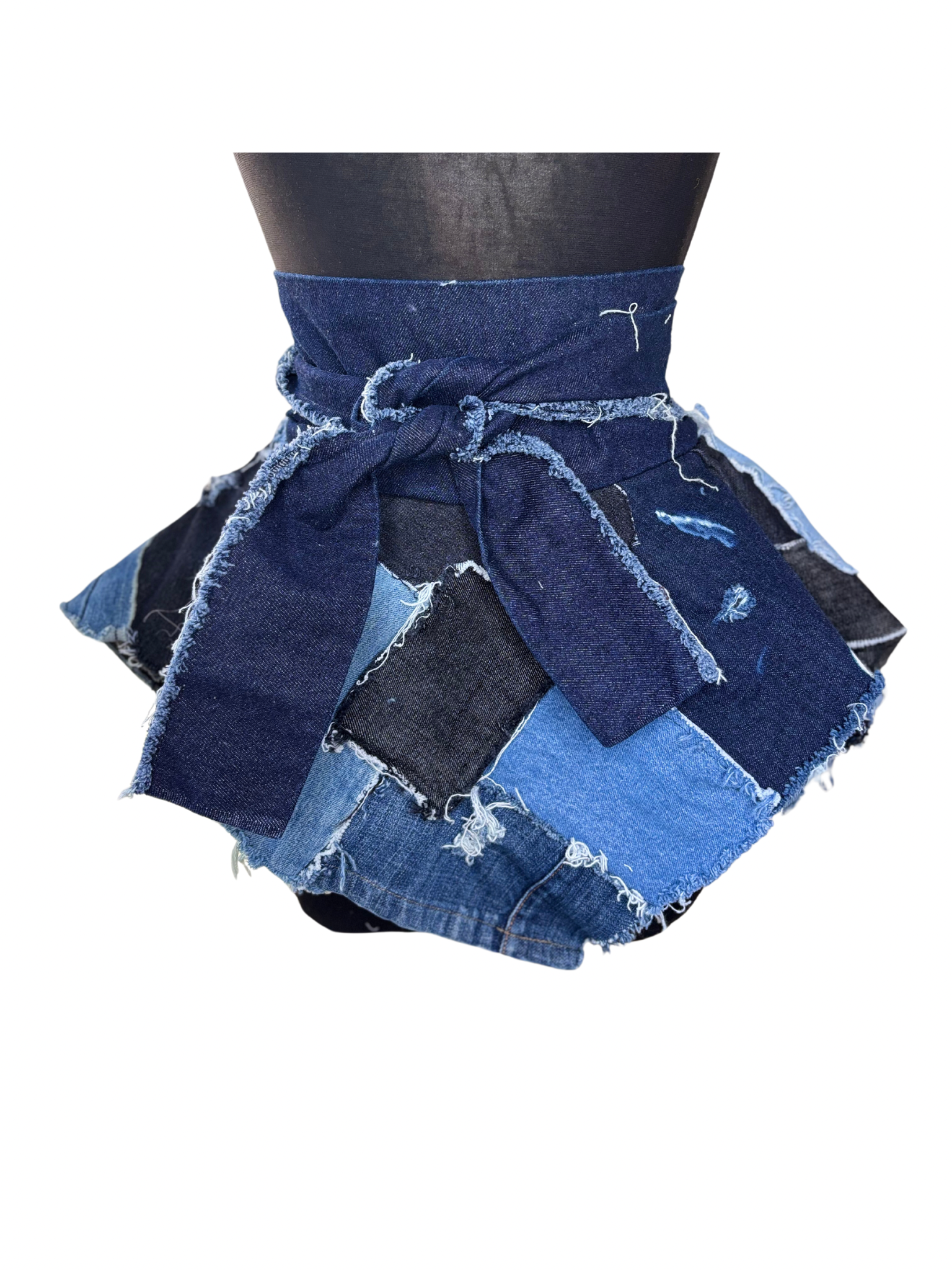 Kim Denim Peplum Belt