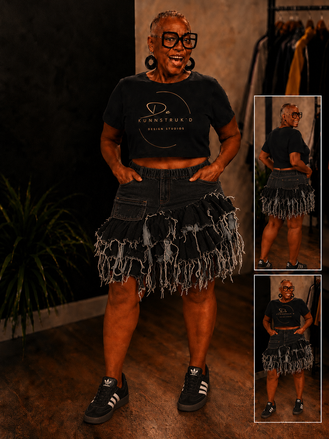 Kierra Junk Denim Skirt
