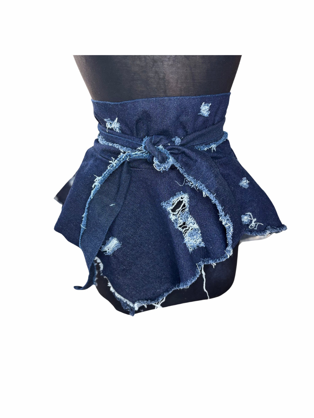 Kim Denim Peplum Belt