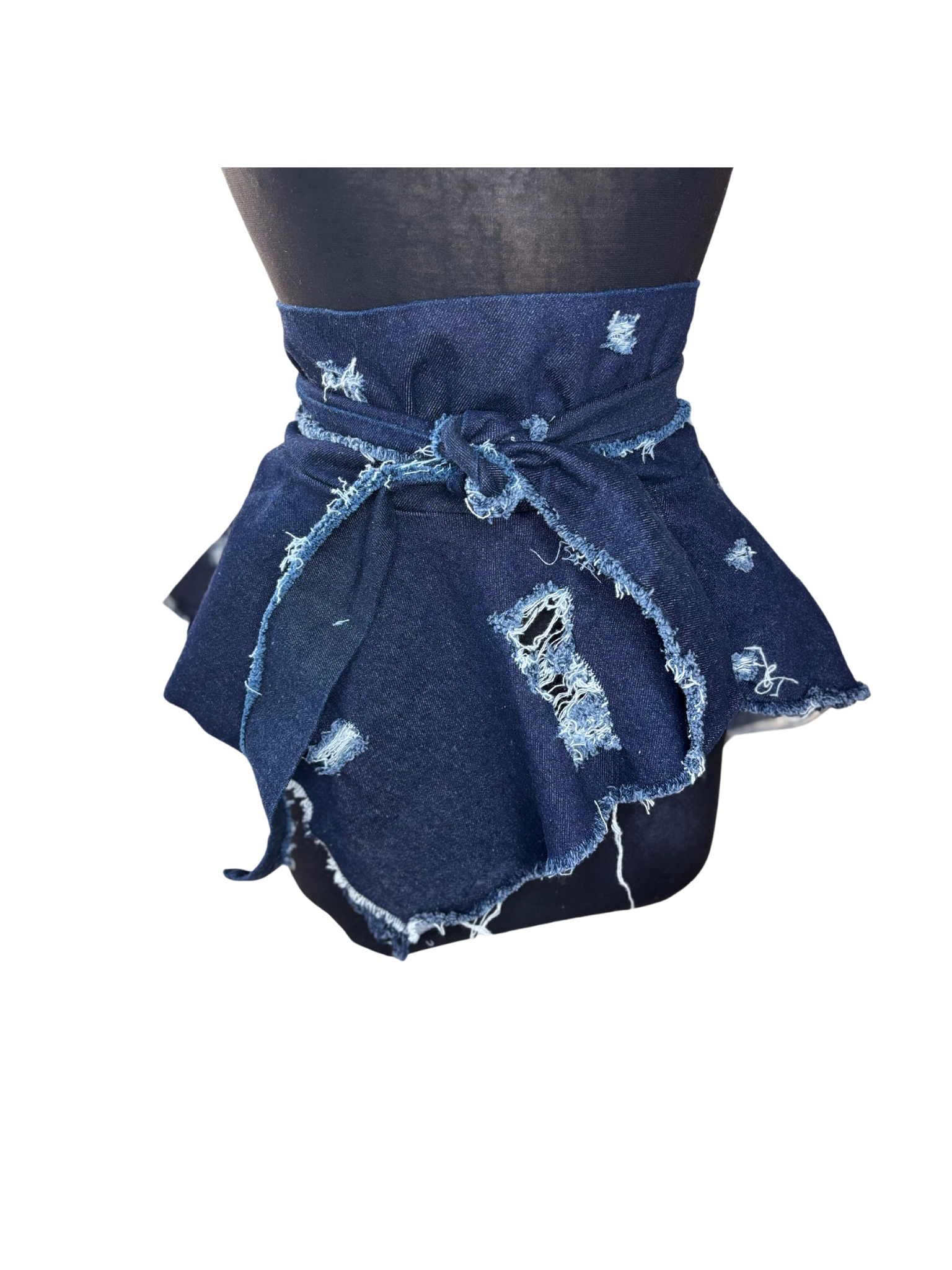Kim Denim Peplum Belt