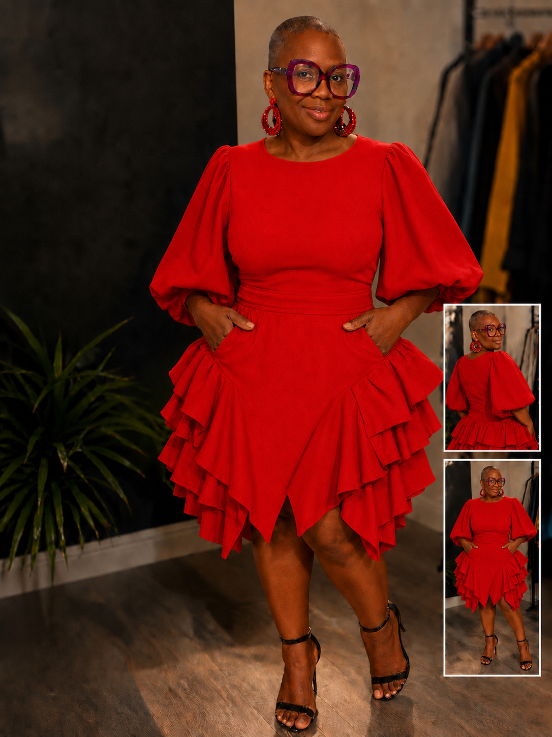 Betty Boop Kangaroo Skirt Set