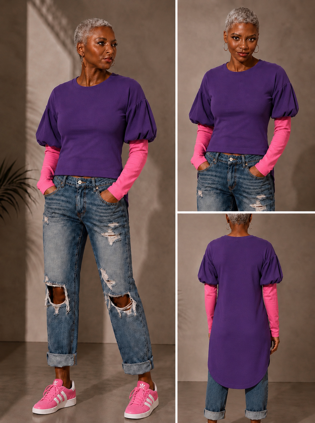 Monroe Hi-Lo Top
